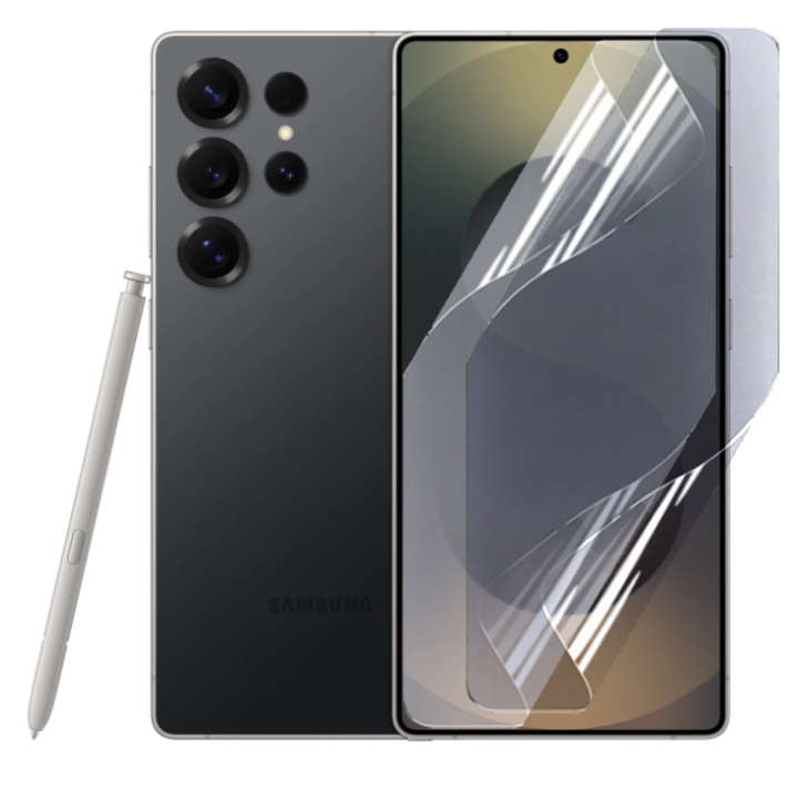 Противоударная гидрогелевая пленка Hydrogel Film для Samsung Galaxy S25 Ultra, Transparent