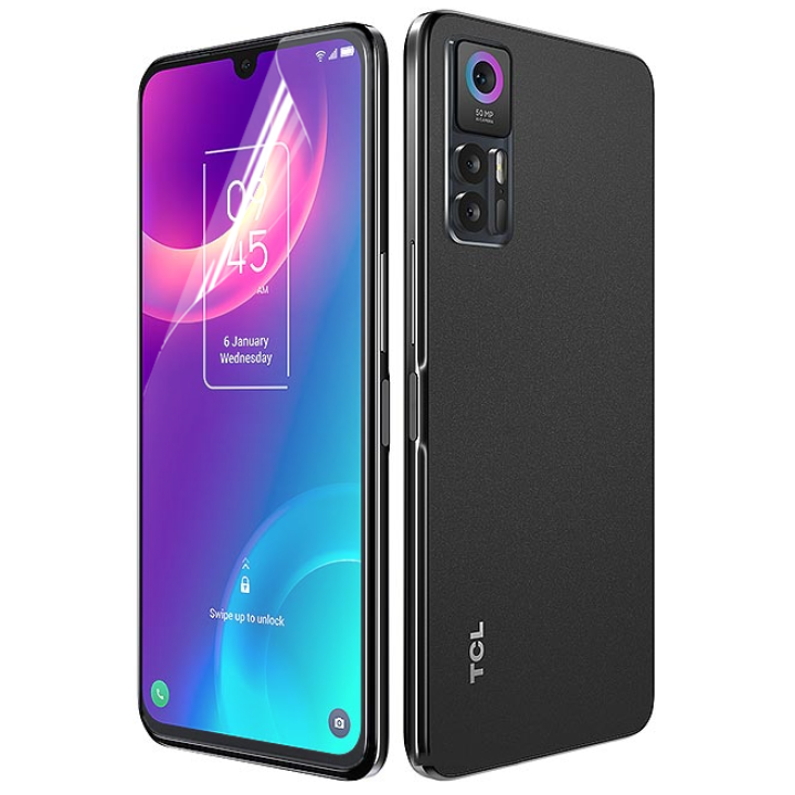 Противоударная гидрогелевая пленка Hydrogel Film для TCL 30 Plus, Transparent