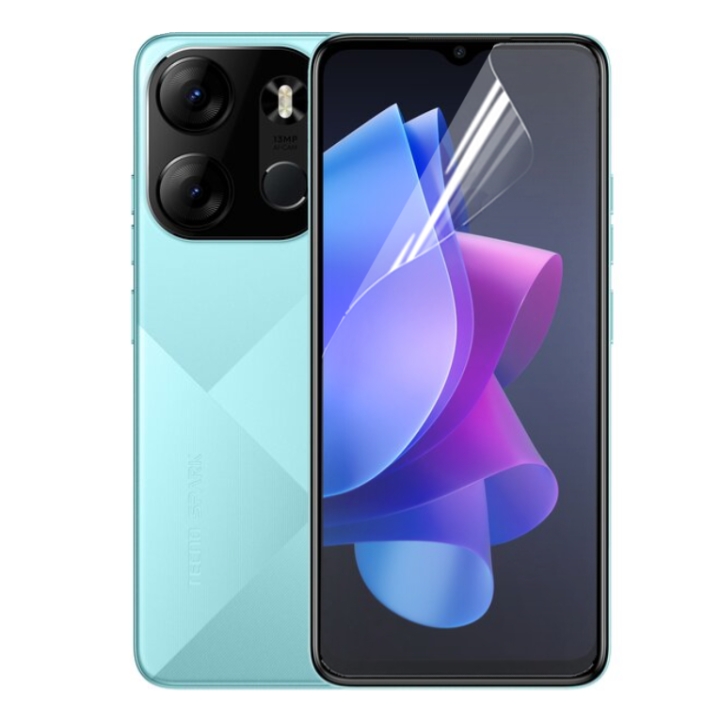 Противоударная гидрогелевая пленка Hydrogel Film для Tecno Spark Go 2023 BF7, Transparent