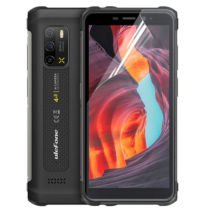 Противоударная гидрогелевая пленка Hydrogel Film для Ulefone Armor X10 Pro, Transparent