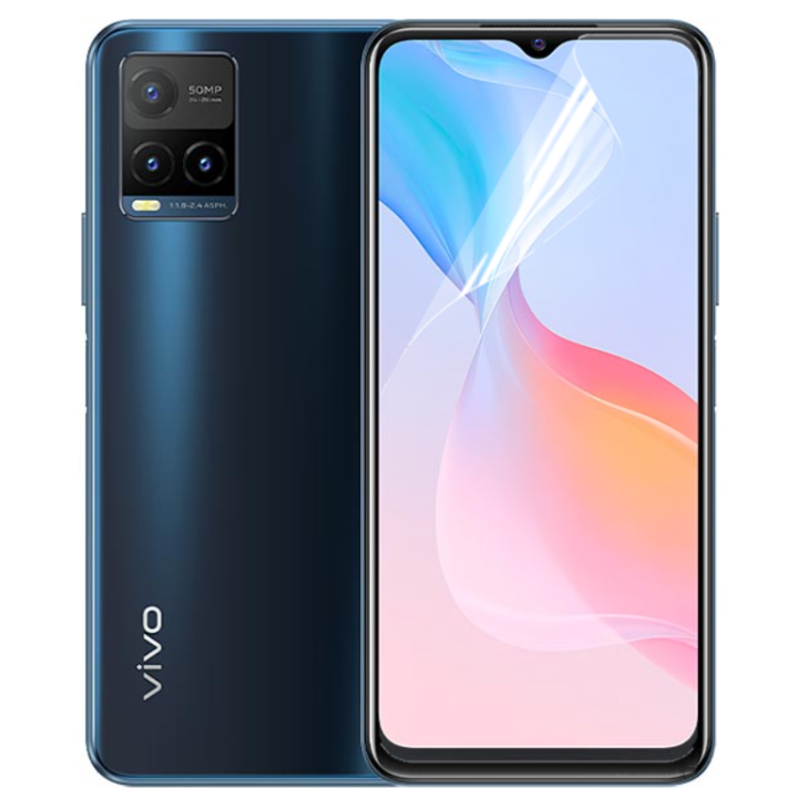 Противоударная гидрогелевая пленка Hydrogel Film для Vivo Y21s, Transparent