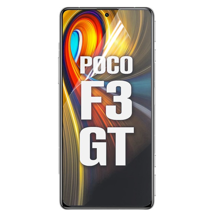 Противоударная гидрогелевая пленка Hydrogel Film для Xiaomi Poco F3 GT, Transparent