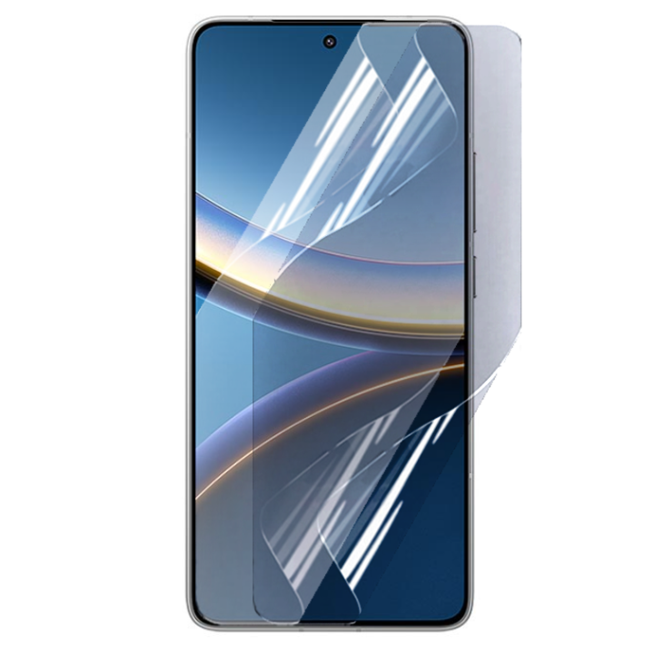 Противоударная гидрогелевая пленка Hydrogel Film для Xiaomi Poco F7 Pro, Transparent