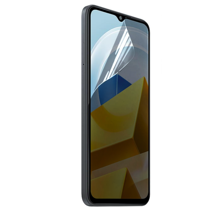 Противоударная гидрогелевая пленка Hydrogel Film для Xiaomi Poco M5, Transparent