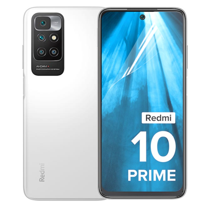 Противоударная гидрогелевая пленка Hydrogel Film для Xiaomi Redmi 10 Prime 2022, Transparent