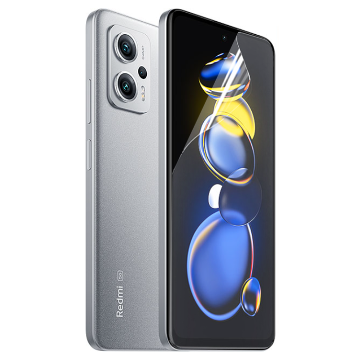 Противоударная гидрогелевая пленка Hydrogel Film для Xiaomi Redmi Note 11T Pro, Transparent