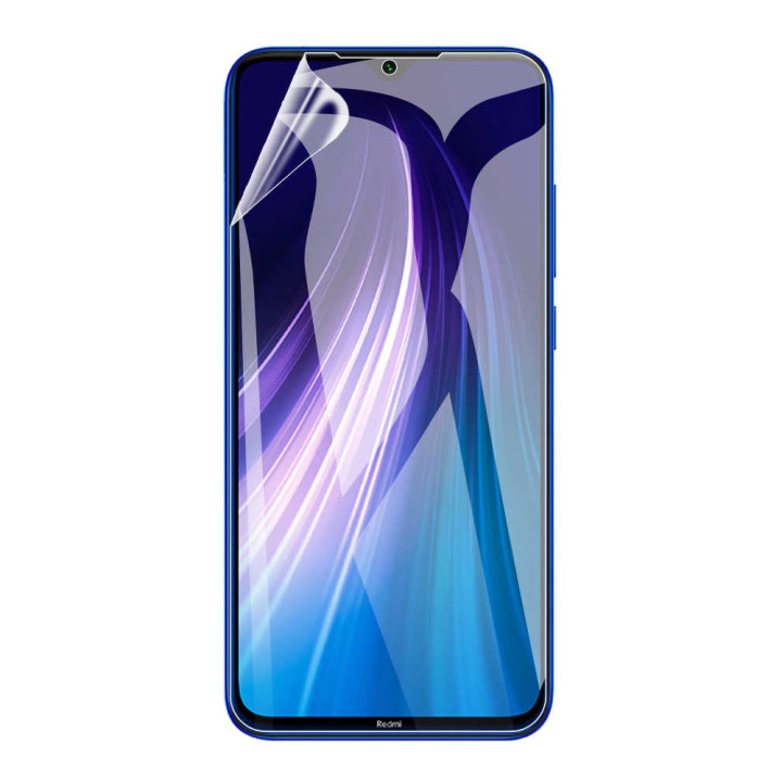 Противоударная гидрогелевая пленка Hydrogel Film для Xiaomi Redmi Note 8 / Redmi Note 8 2021, Transparent