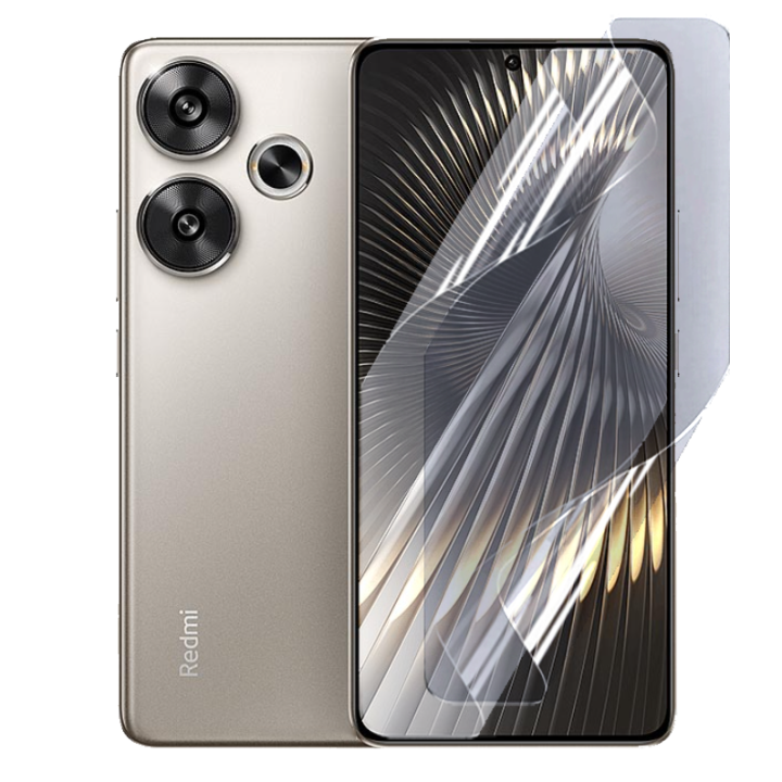 Противоударная гидрогелевая пленка Hydrogel Film для Xiaomi Redmi Turbo 3​​, Transparent