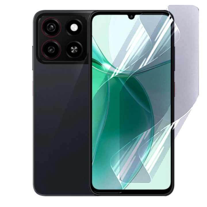 Противоударная гидрогелевая пленка Hydrogel Film для ZTE Blade A35​, Transparent