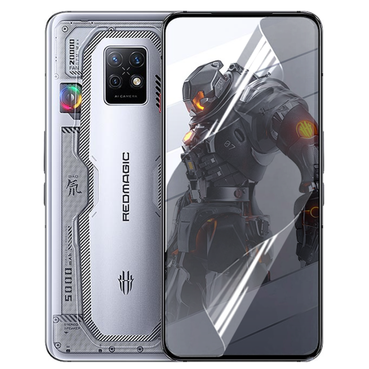 Противоударная гидрогелевая пленка Hydrogel Film для ZTE Red Magic 7S​​ Pro, Transparent