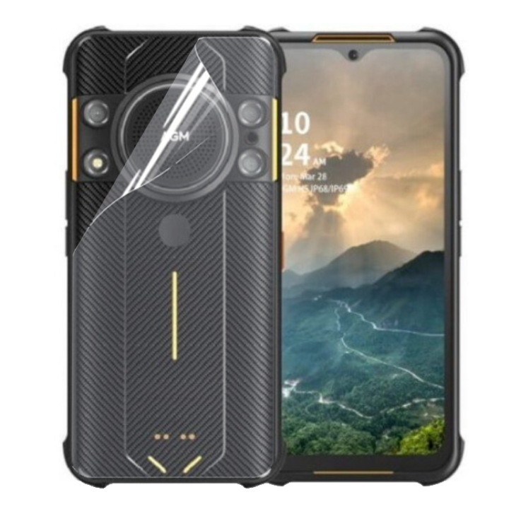 Противоударная гидрогелевая пленка Hydrogel Film для AGM H5 на заднюю панель, Transparent