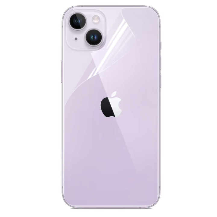 Противоударная гидрогелевая пленка Hydrogel Film для Apple iPhone 14 Plus на заднюю панель, Transparent