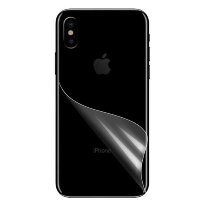 Противоударная гидрогелевая пленка Hydrogel Film для Apple iPhone X на заднюю панель, Transparent