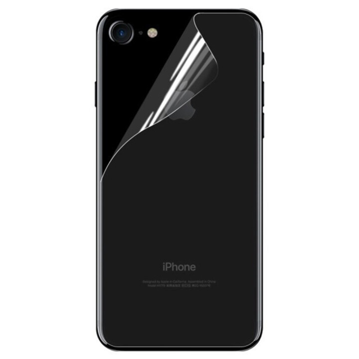 Противоударная гидрогелевая пленка Hydrogel Film для Apple iPhone SE 2020 на заднюю панель, Transparent