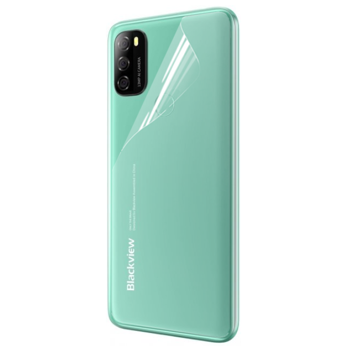 Противоударная гидрогелевая пленка Hydrogel Film для Blackview A70 Pro на заднюю панель, Transparent