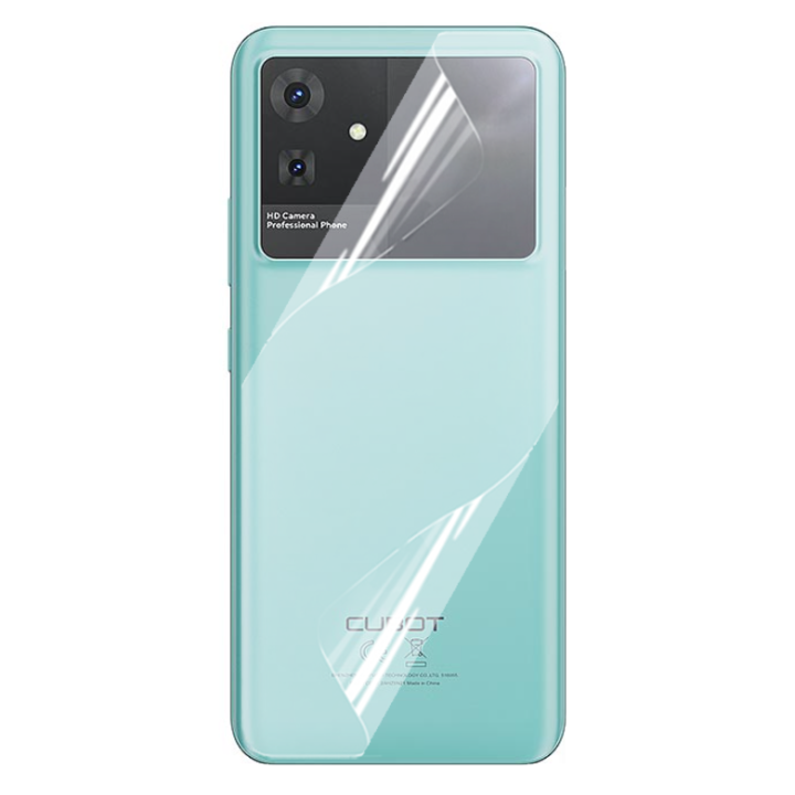 Противоударная гидрогелевая пленка Hydrogel Film для Cubot Note 21 на заднюю панель, Transparent