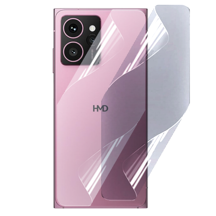 Противоударная гидрогелевая пленка Hydrogel Film для HMD Skyline на заднюю панель, Transparent