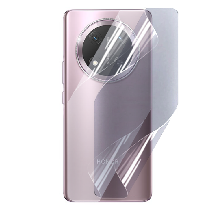 Противоударная гидрогелевая пленка Hydrogel Film для Honor Magic7 Lite​ на заднюю панель, Transparent