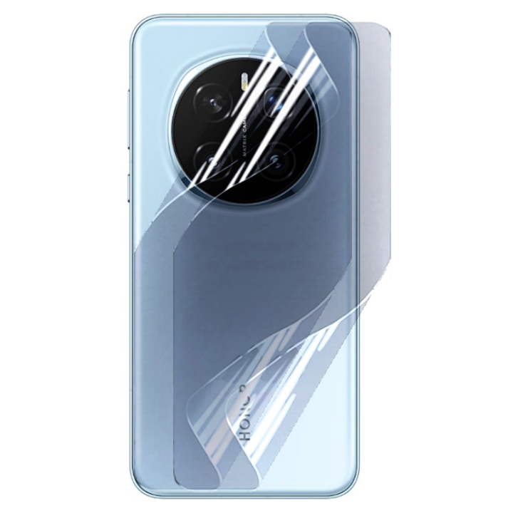 Противоударная гидрогелевая пленка Hydrogel Film для Honor Magic7 Pro​ на заднюю панель, Transparent
