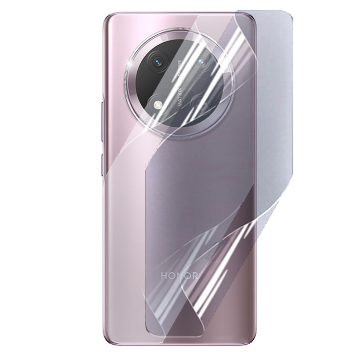 Противоударная гидрогелевая пленка Hydrogel Film для Honor X9c​ на заднюю панель, Transparent