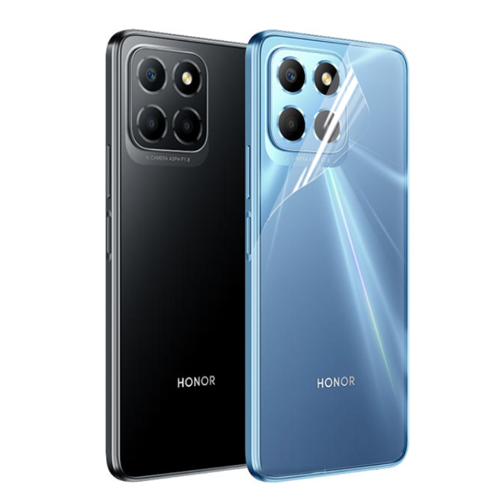 Противоударная гидрогелевая пленка Hydrogel Film для Huawei Honor X8 5G на заднюю панель, Transparent