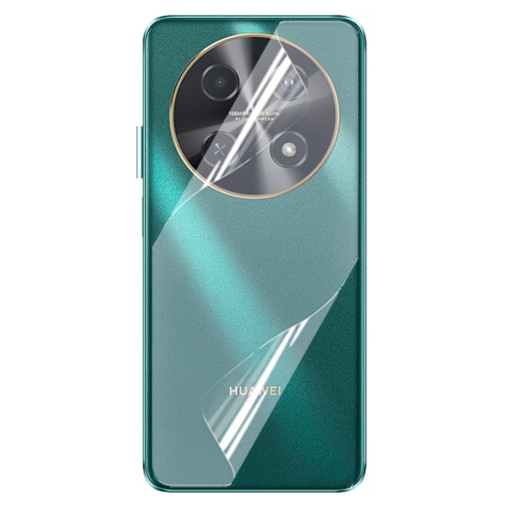 Противоударная гидрогелевая пленка Hydrogel Film для Huawei Nova 12i​ на заднюю панель, Transparent