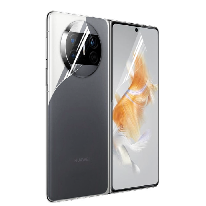 Противоударная гидрогелевая пленка Hydrogel Film для Huawei Mate X3 на заднюю панель, Transparent