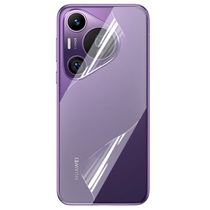 Противоударная гидрогелевая пленка Hydrogel Film для Huawei Pura 70 Pro​ на заднюю панель, Transparent