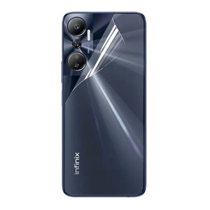 Противоударная гидрогелевая пленка Hydrogel Film для Infinix Hot 20 4g на заднюю панель, Transparent