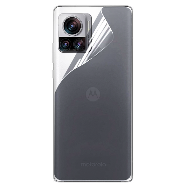 Противоударная гидрогелевая пленка Hydrogel Film для Motorola Edge 30 Ultra на заднюю панель, Transparent