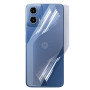 Противоударная гидрогелевая пленка Hydrogel Film для Motorola Moto G34 на заднюю панель, Transparent
