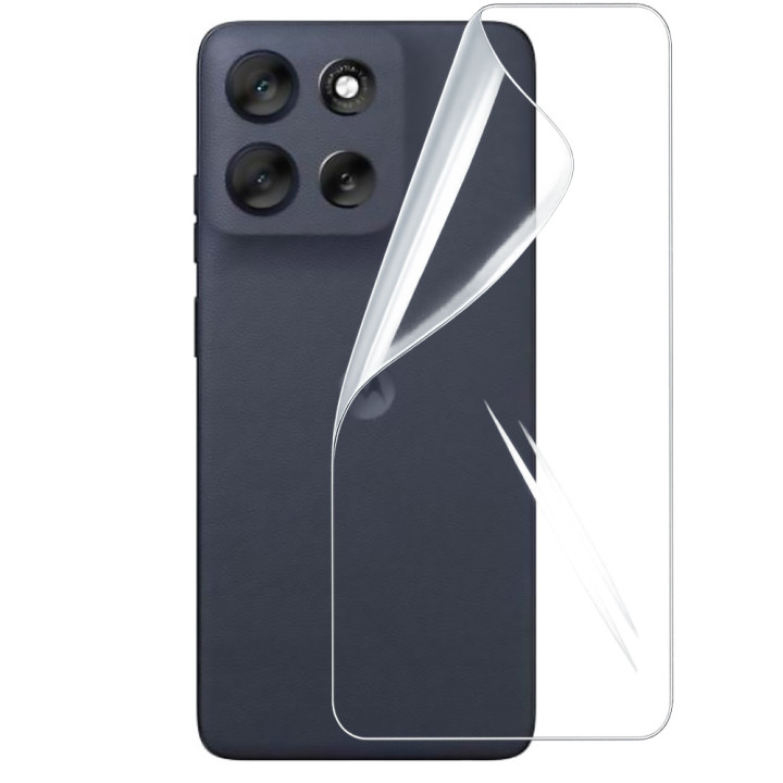 Гидрогелевая пленка Hydrogel Film для Motorola Moto G56 5G на заднюю панель, Transparent