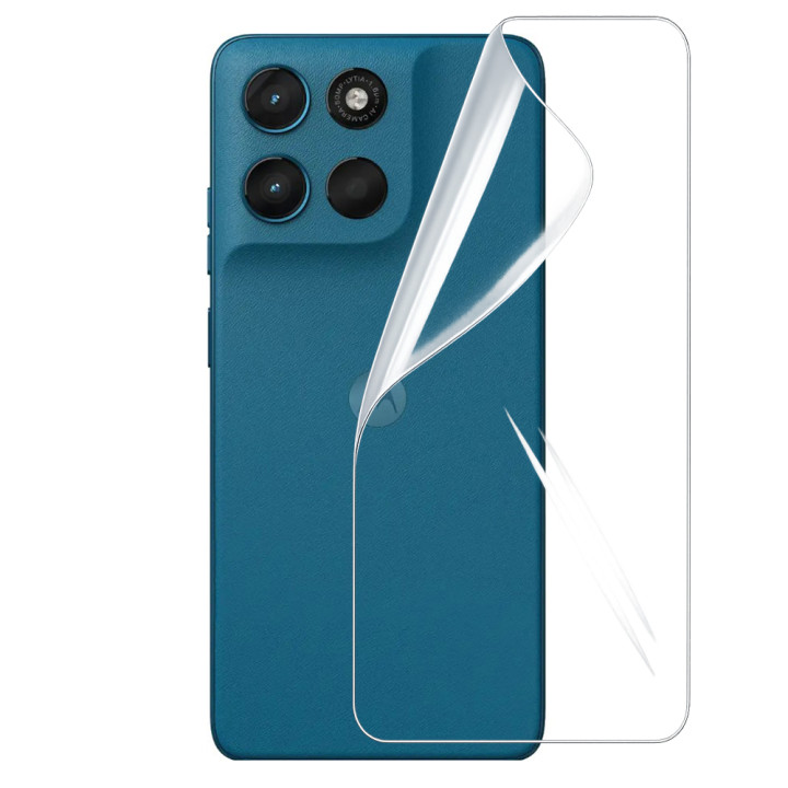Гидрогелевая пленка Hydrogel Film для Motorola Moto G57 на заднюю панель, Transparent