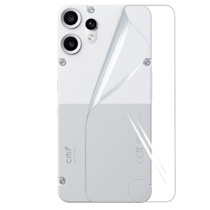 Противоударная гидрогелевая пленка Hydrogel Film для Nothing CMF Phone 2 Pro на заднюю панель, Transparent