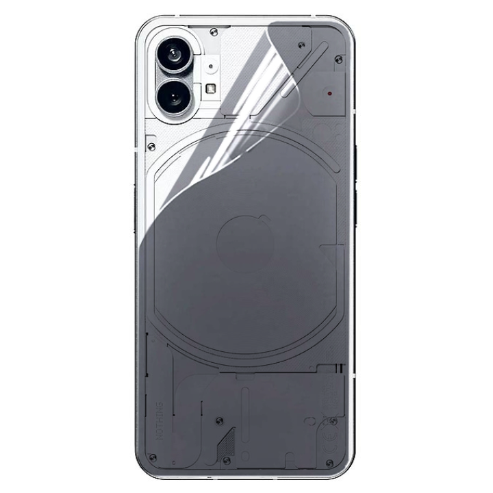 Противоударная гидрогелевая пленка Hydrogel Film для Nothing Phone (1) на заднюю панель, Transparent