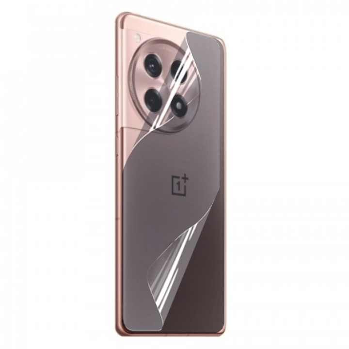 Противоударная гидрогелевая пленка Hydrogel Film для OnePlus Ace 3 на заднюю панель, Transparent