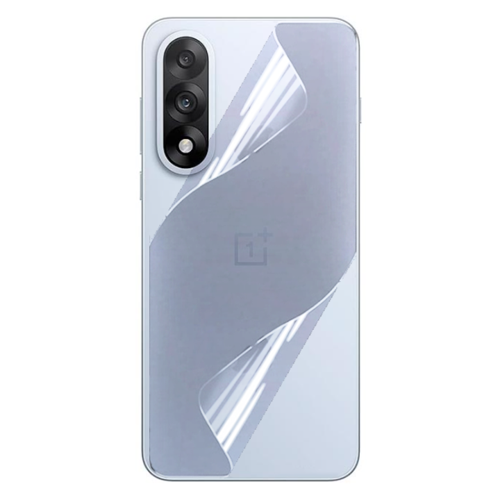 Противоударная гидрогелевая пленка Hydrogel Film для OnePlus Nord 5​ на заднюю панель, Transparent