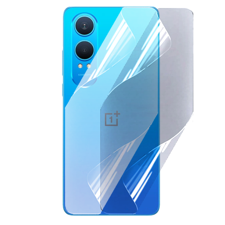 Противоударная гидрогелевая пленка Hydrogel Film для OnePlus Nord CE4 Lite​ на заднюю панель, Transparent
