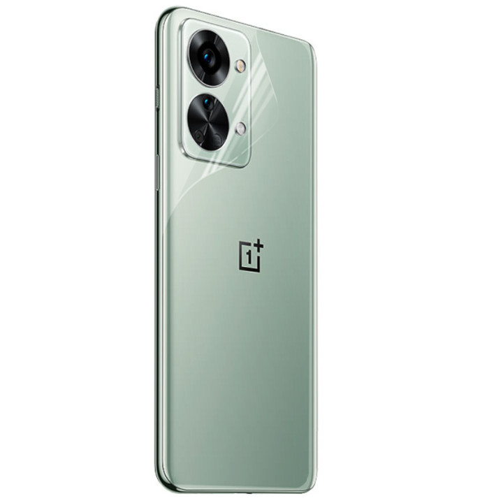 Противоударная гидрогелевая пленка Hydrogel Film для OnePlus Nord 2T на заднюю панель, Transparent