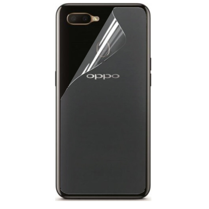 Противоударная гидрогелевая пленка Hydrogel Film для Oppo A5s на заднюю панель, Transparent