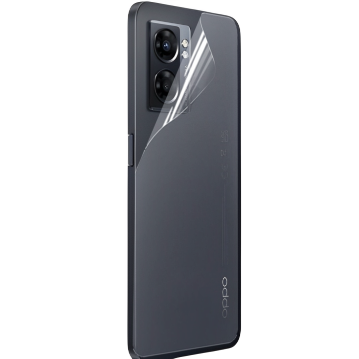 Противоударная гидрогелевая пленка Hydrogel Film для Oppo A77 5g на заднюю панель, Transparent