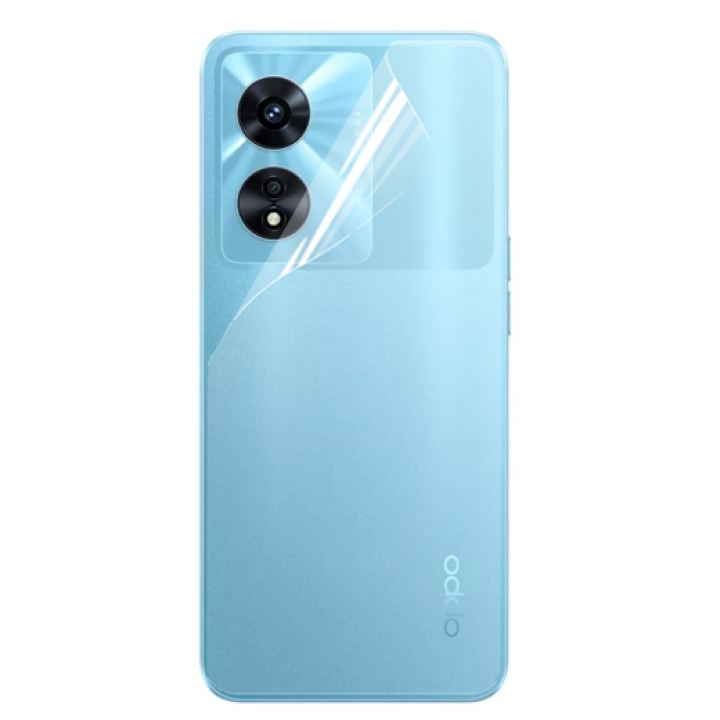 Противоударная гидрогелевая пленка Hydrogel Film для Oppo A97 на заднюю панель, Transparent