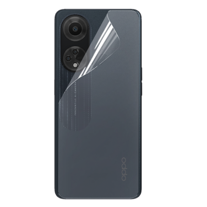 Противоударная гидрогелевая пленка Hydrogel Film для Oppo A98 5g на заднюю панель, Transparent