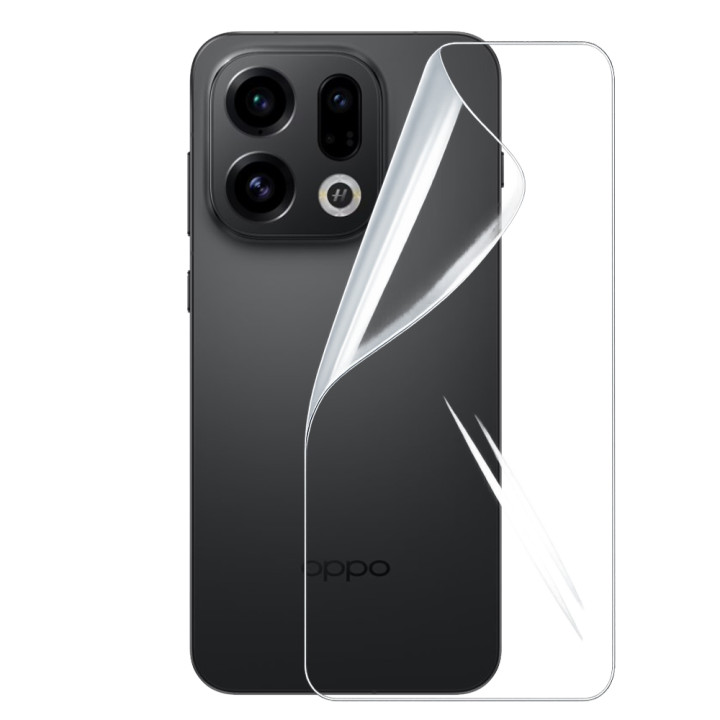 Противоударная гидрогелевая пленка Hydrogel Film для Oppo Find X9 на заднюю панель, Transparent