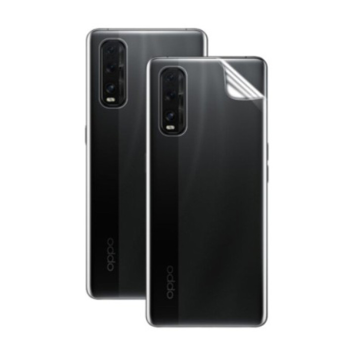 Противоударная гидрогелевая пленка Hydrogel Film для Oppo Find X на заднюю панель, Transparent