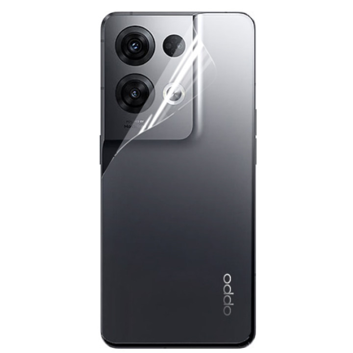 Противоударная гидрогелевая пленка Hydrogel Film для Oppo Reno8 Pro Plus на заднюю панель, Transparent