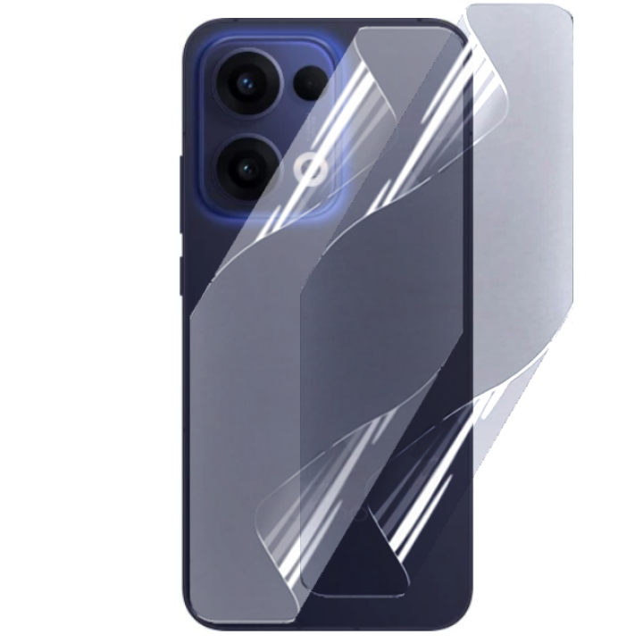 Противоударная гидрогелевая пленка Hydrogel Film для Oppo Reno13 5G на заднюю панель, Transparent