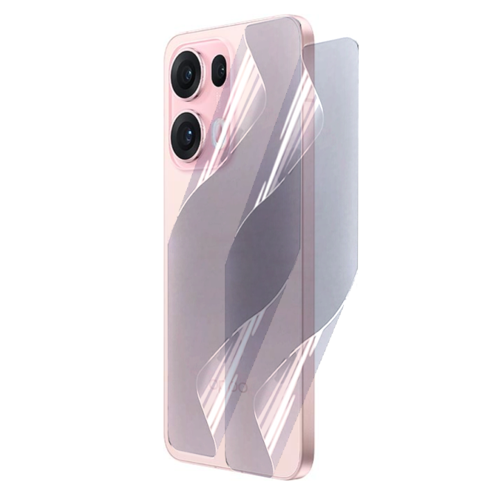 Противоударная гидрогелевая пленка Hydrogel Film для Oppo Reno13 Pro на заднюю панель, Transparent