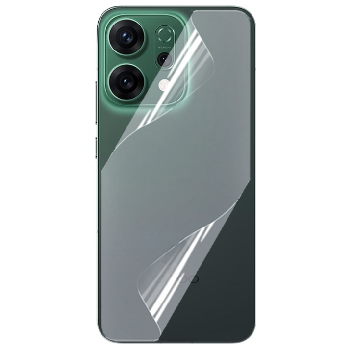 Противоударная гидрогелевая пленка Hydrogel Film для Oppo Reno14 на заднюю панель, Transparent