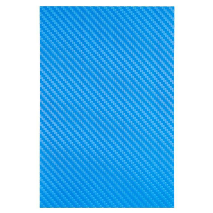 Противоударная гидрогелевая пленка Hydrogel Film на заднюю панель смартфона, Carbon Blue